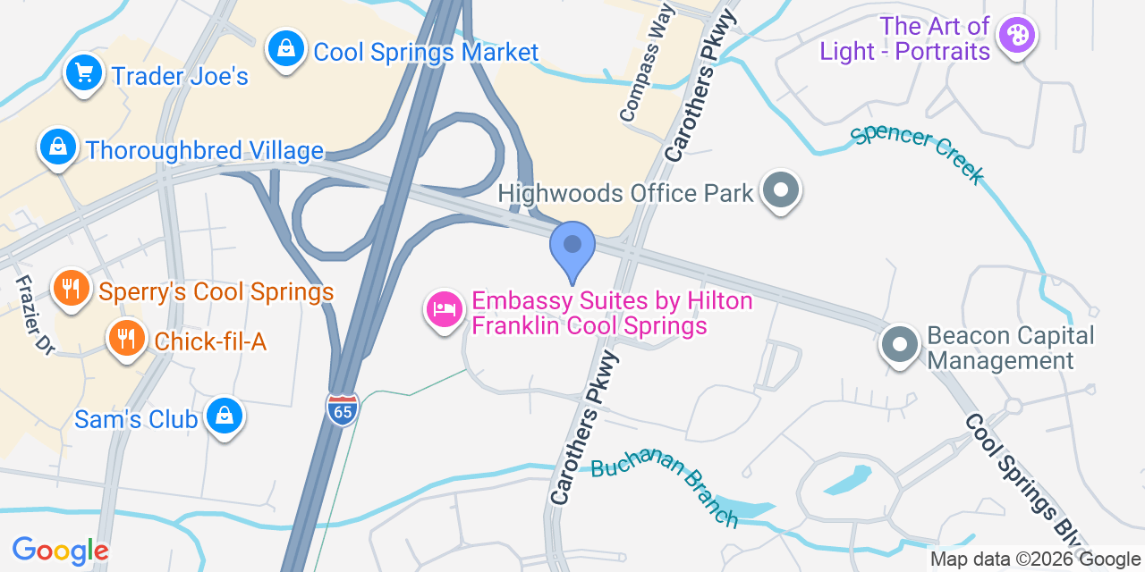 Map location for Chapman & Rosenthal Title Inc