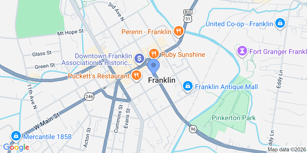 Map location for Law Office of William Bullock