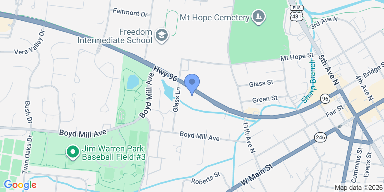 Map location for Ballard Law
