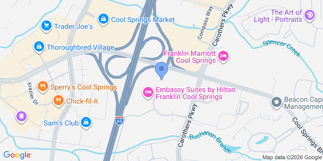 Map location for Escrow Services of Tennessee, LLC