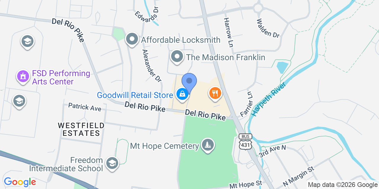 Map location for Gilliam Law