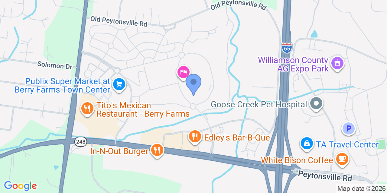 Map location for Buerger Moseley & Carson