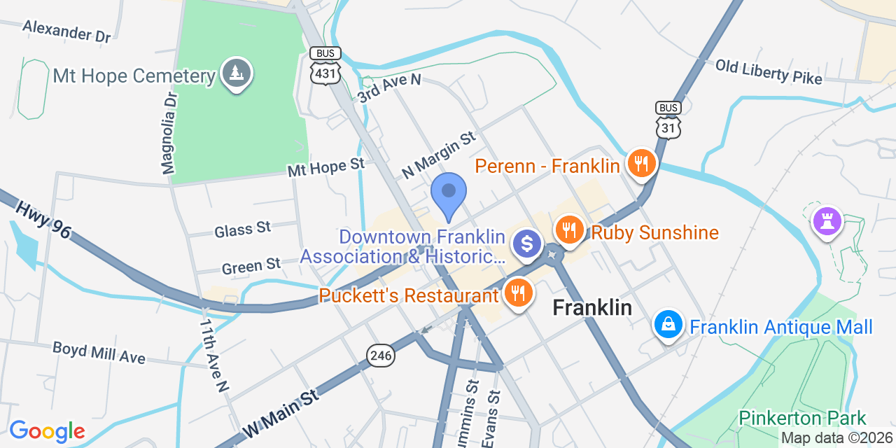 Map location for Fisher Matthews PLLC