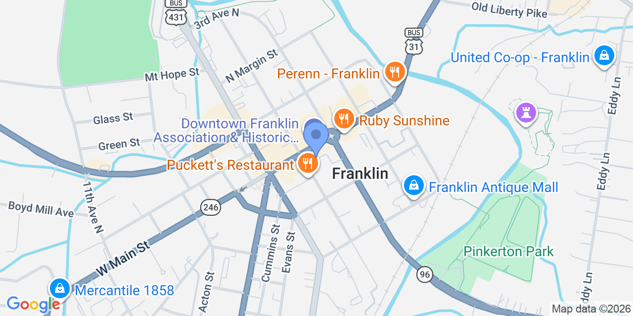 Map location for Yost and Robertson