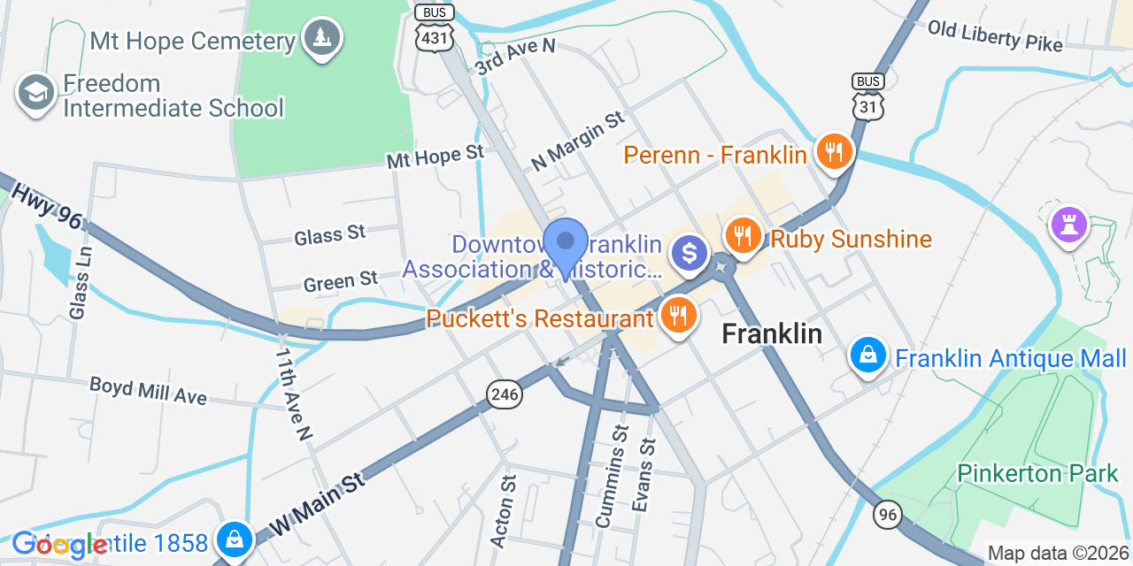 Map location for Hartzog H Mark