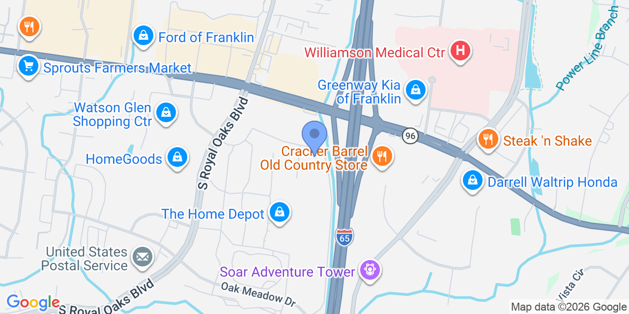 Map location for Cash Law Firm, PLLC