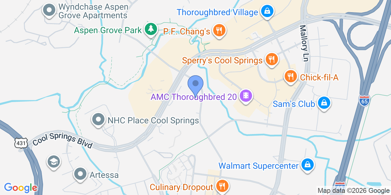 Map location for Blood Law, PLLC
